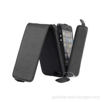 Boys Black Leather Wallet Cell Phone Case Waterproof iPhone